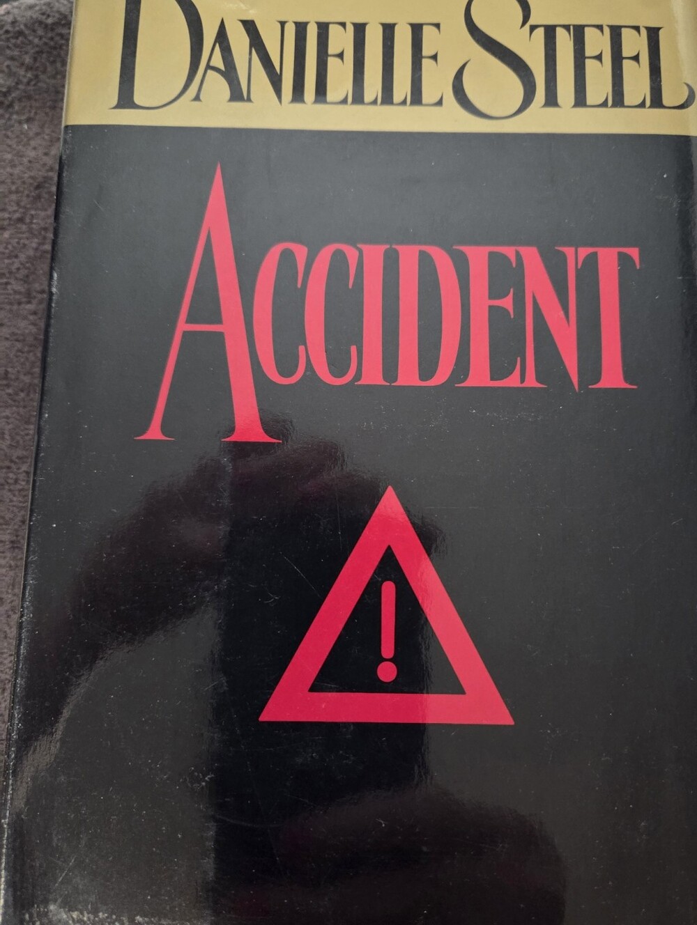 'Accident' Black and Red Decorative Book Cover